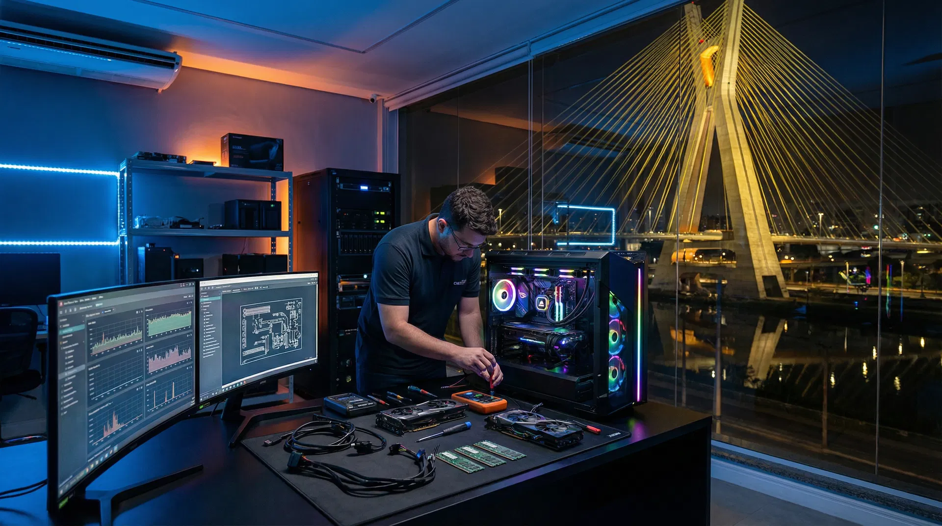 PC Gamer — Vista Ponte Estaiada