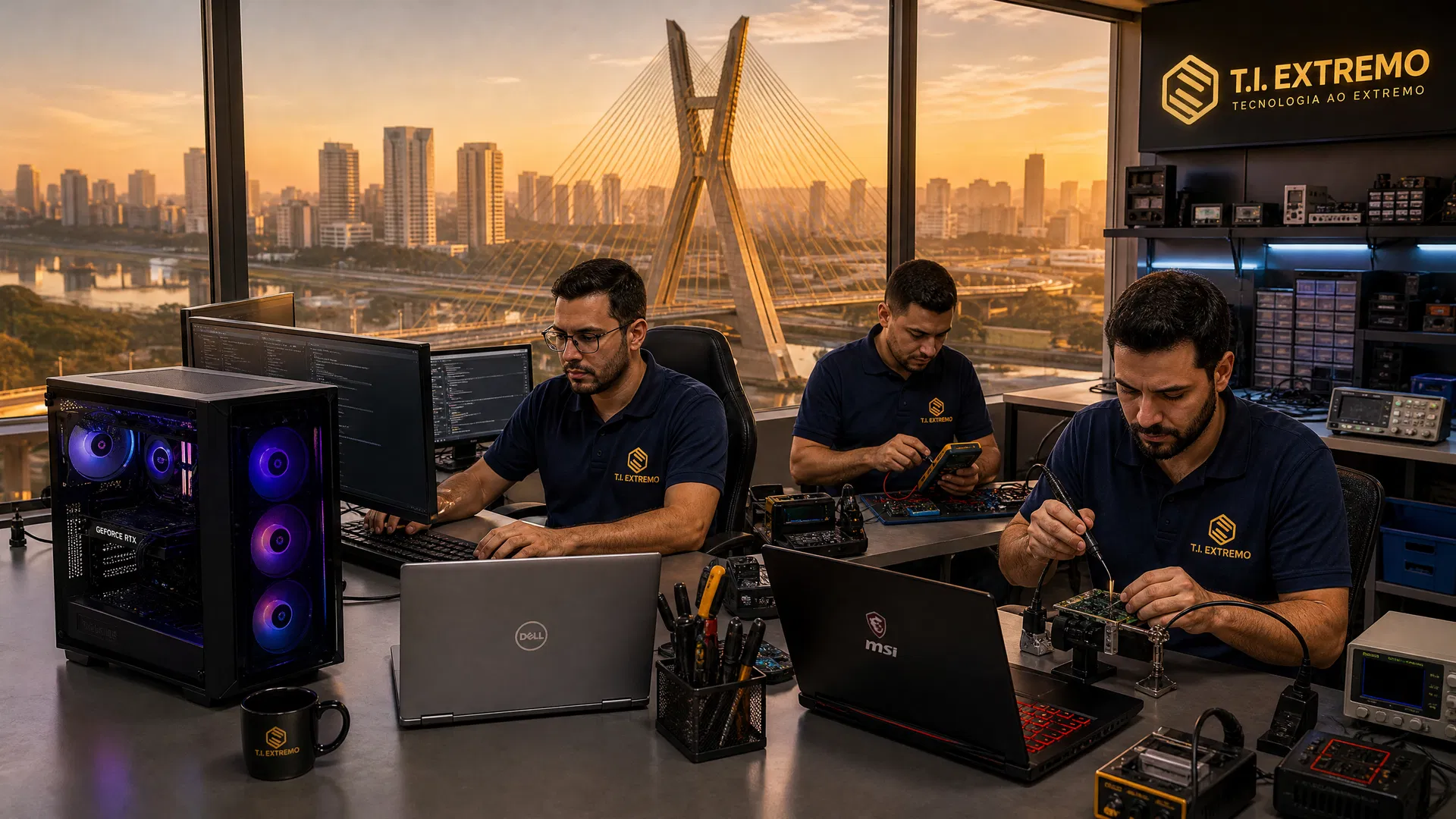 Assistência técnica na Zona Sul de São Paulo para notebook, desktop e PC Gamer